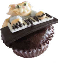 keyboard cat cupcake
